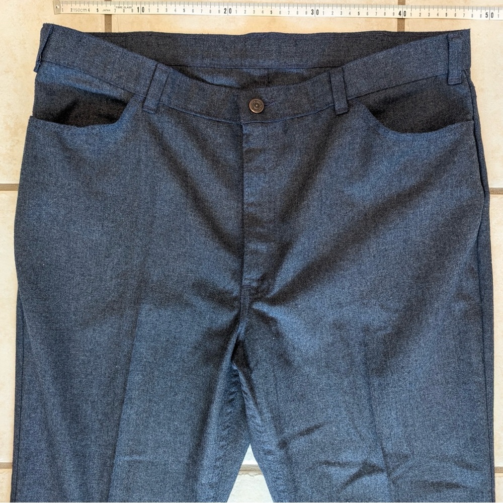 Vintage Great Western Garment Company Blue Grey Women’s Slacks Pants - Picture 6 of 13